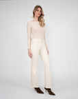 The Clara Mid Rise Mini Flare
