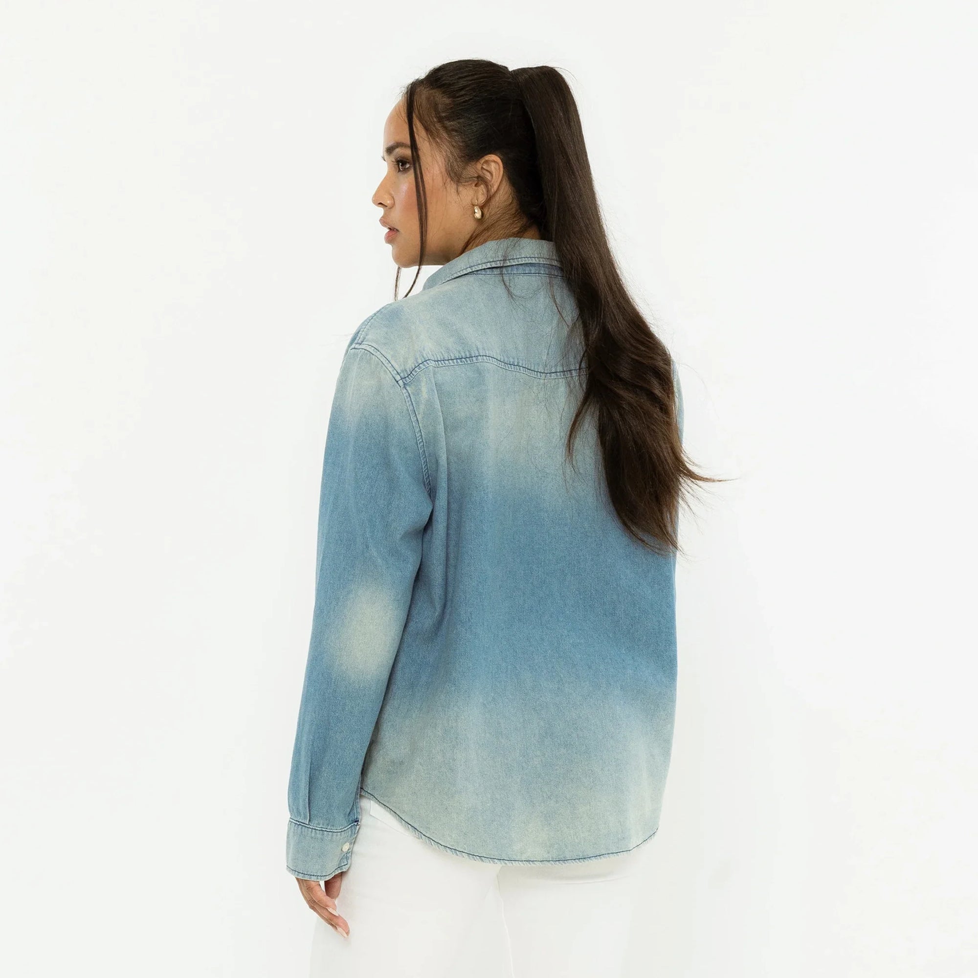 Oversized button up