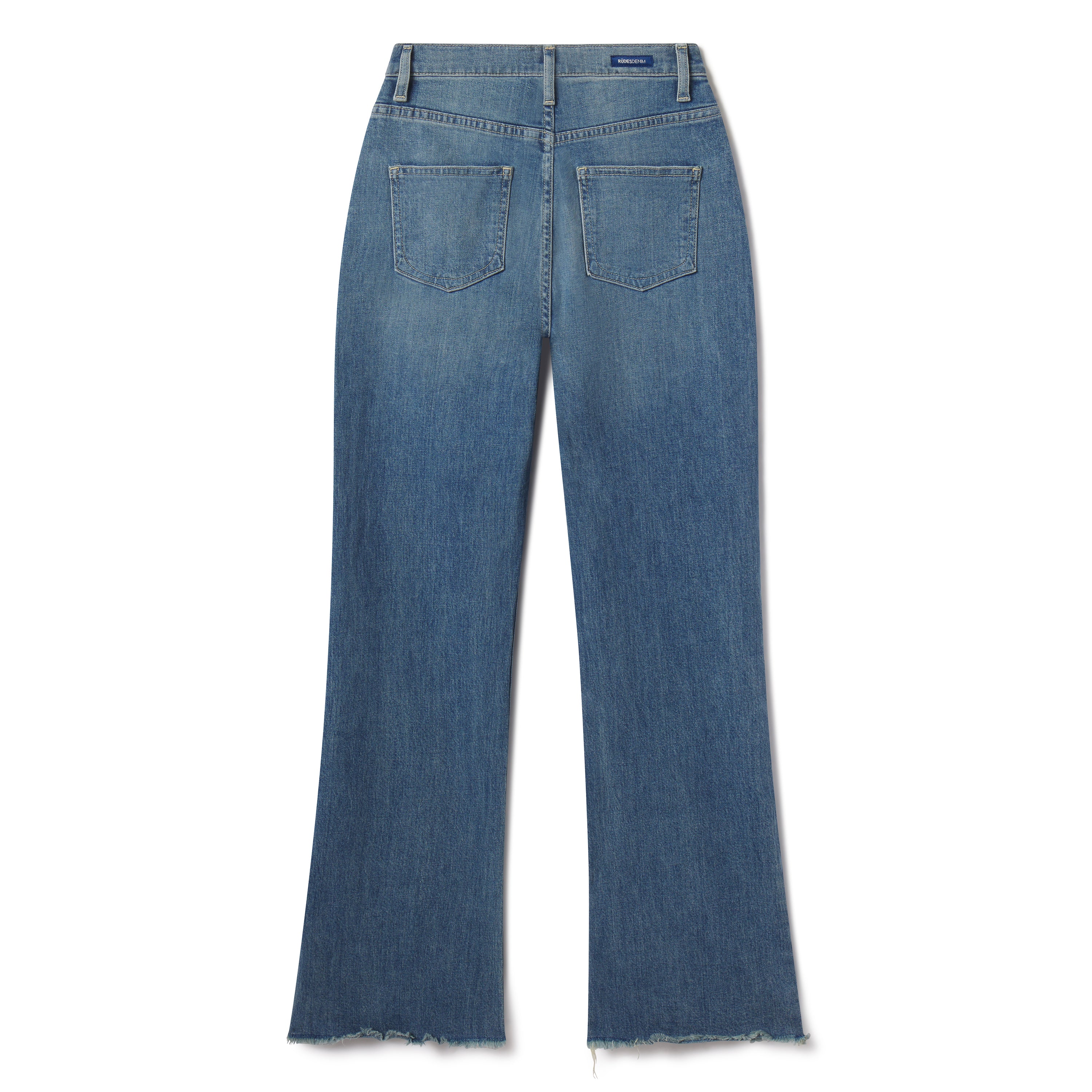 パンツ YUSE ROUGH CUTTING BOOTS CUT DENIM PANTS 유즈(YUSE) LINE ROUGH CUTTING BOOTS CUT DENIM PANTS - BLACK